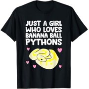 Python Regius Just A Girl Who Loves Banana Ball Pythons T-Shirt