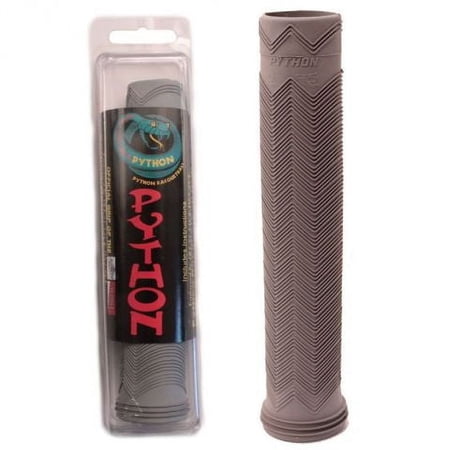 Python Replacement Rubber Racquetball Grip (Slip On, Resists Slipping from Sweat, Durable) - (GREY)