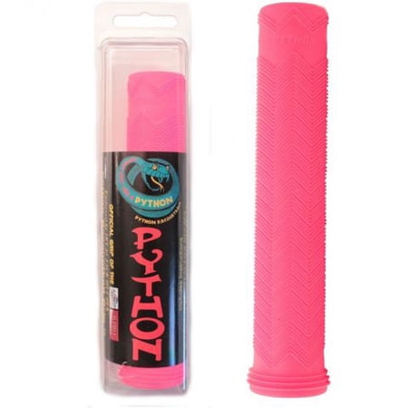 Python Replacement Rubber Racquetball Grip (Slip On, Resists Slipping from Sweat, Durable) - (PINK)