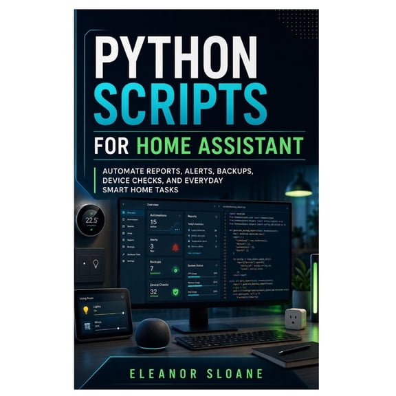 Python Scripts for Home Assistant: Automate Reports, Alerts, Backups, Device Checks, and Everyday Smart Home Tasks, (Paperback)
