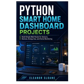 Python Smart Home Dashboard Projects: Build Simple Web Panels for Sensors, Devices, Energy Use, and Home Monitoring, (Paperback)