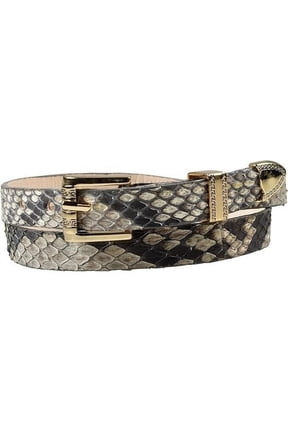 Python Snakeskin Cowboy Hat Band Gold Plated 3 Piece Buckle Set Handmade 26