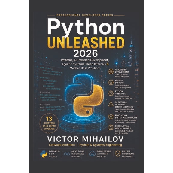 Python Unleashed 2026: Patterns, AI-Powered Development, Agentic Systems & Modern Best Practices, (Paperback)