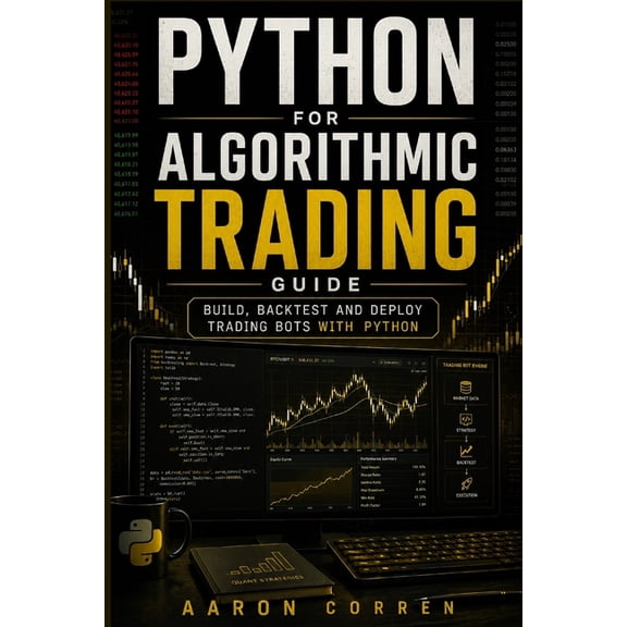 Python for Algorithmic Trading Guide: Build, Backtest and Deploy Trading Bots with Python, (Paperback)