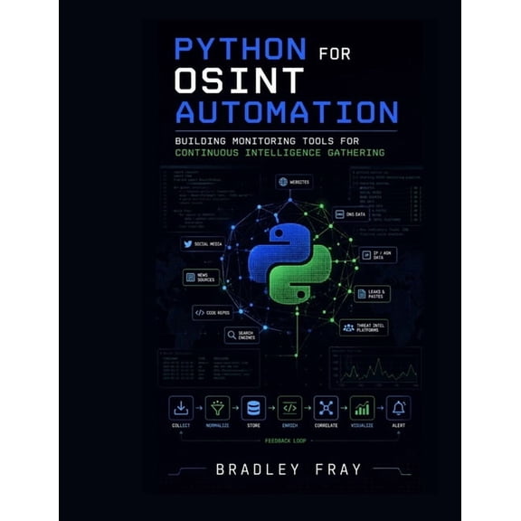 Python for OSINT Automation: Building Monitoring Tools for Continuous Intelligence Gathering, (Paperback)