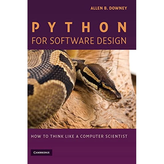 Pre-Owned Python for Software Design (Hardcover) 0521898110 9780521898119