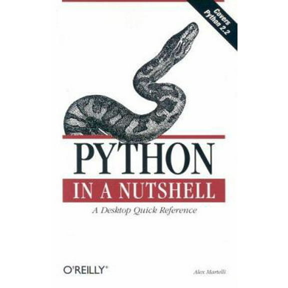 Pre-Owned Python in a Nutshell (Paperback) 0596001886 9780596001889