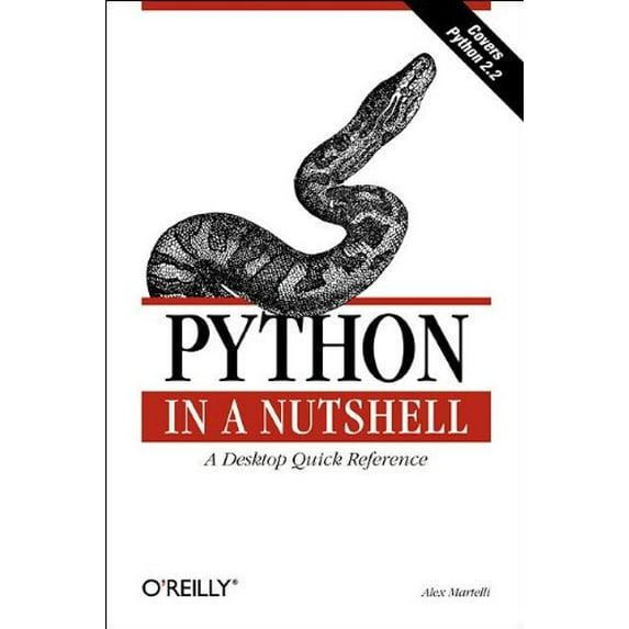 Pre-Owned Python in a Nutshell (Paperback) 0596001886 9780596001889