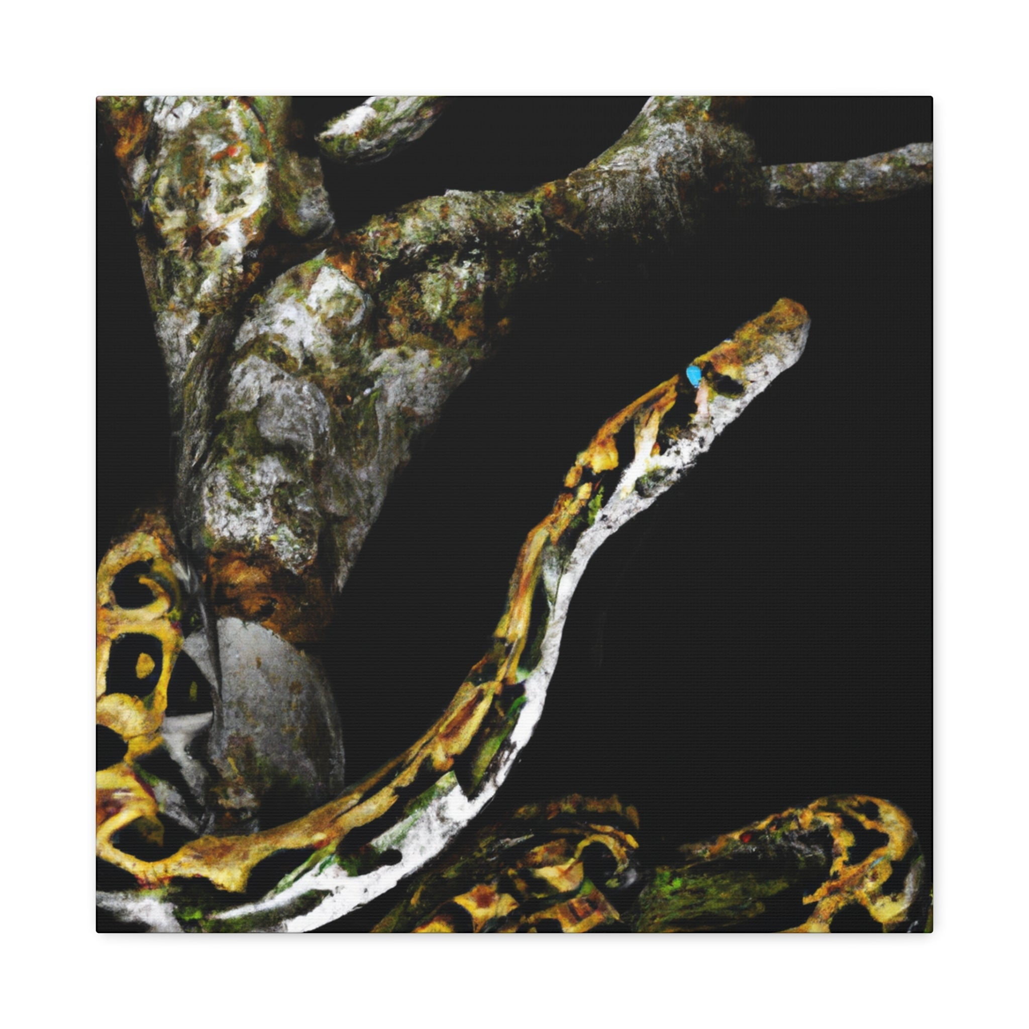 Python's Surreal Majesty - Canvas - Walmart.com