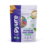 Pyure Organic Stevia Blend | Granulated Sugar Substitute with Zero Calories & Carbs | Keto, Diabetic & Vegan Friendly | Sugary Taste Alternative | USDA Organic, Non-GMO | Good For Baking | 12oz - rated 4.7 stars from 424 reviews