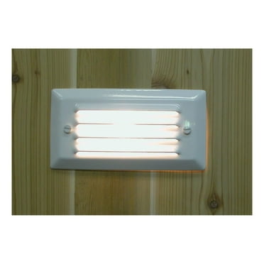 Pyxis Recessed Step Riser Deck Light - 6W LED, White, Weatherproof For Outdoor Stairs & Decks