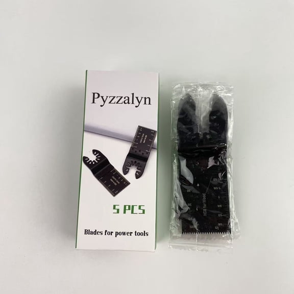 Pyzzalyn Blades for power tools ,5Pack Bi-Metal multitool blade Oscillating Multi Tool Quick Release Saw Blades for Fein Multimaster, Dremel Multi-Max