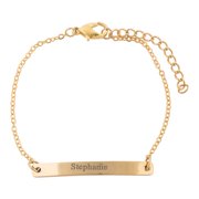 Pz Gold Metal Bar Bracelet - Jewelry - 1 Piece
