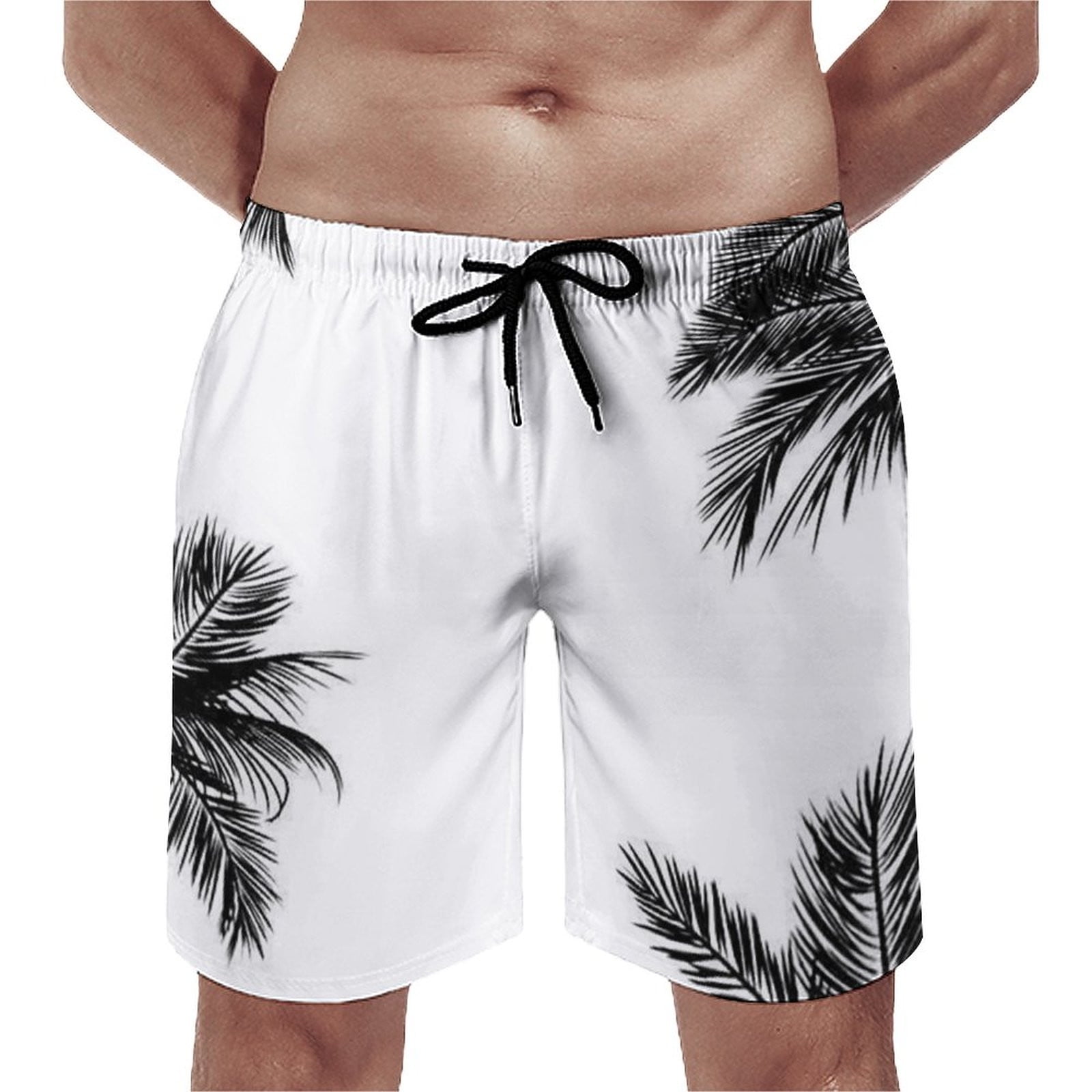 Pzocapte Board Shorts Men's Very Long 4 Way Stretch Boardshorts 24 Inch