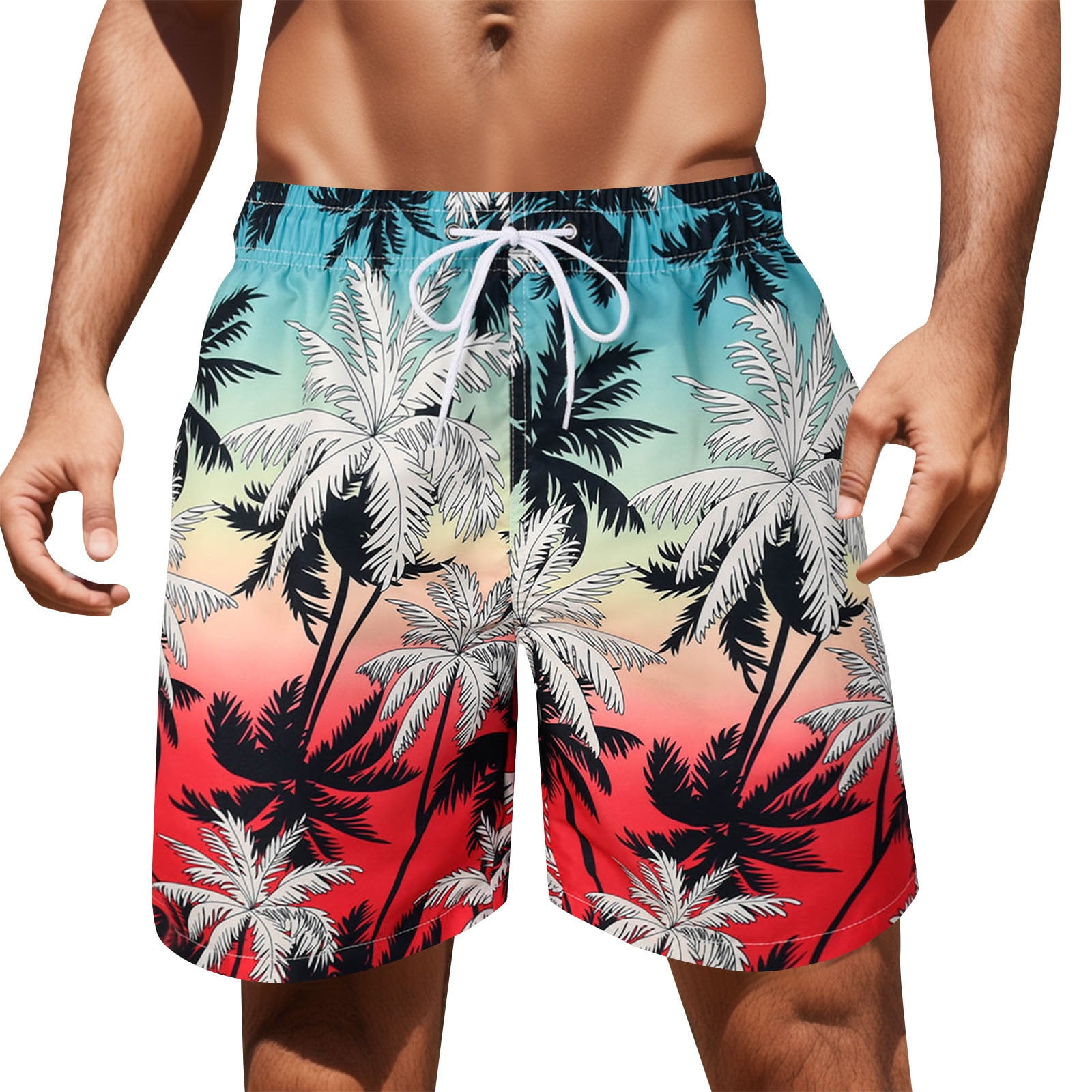 Pzocapte Independence Day Clothes Swimming Trunks Beach Slunks