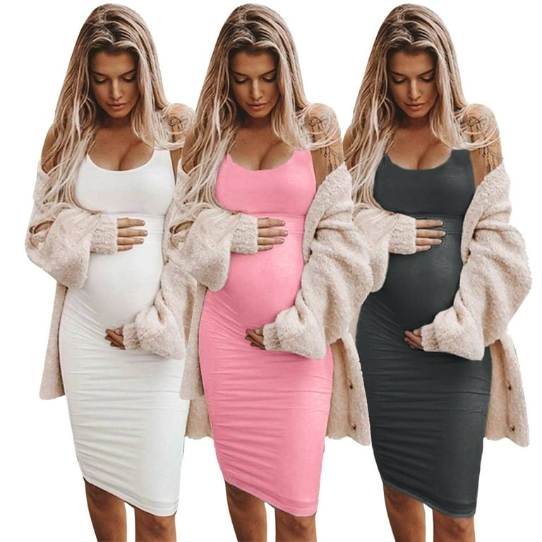 Simple Solid O-Neck Sleeveless Sports Bodycon Dress Simple Solid O-Neck Sleeveless Sports Bodycon Dress