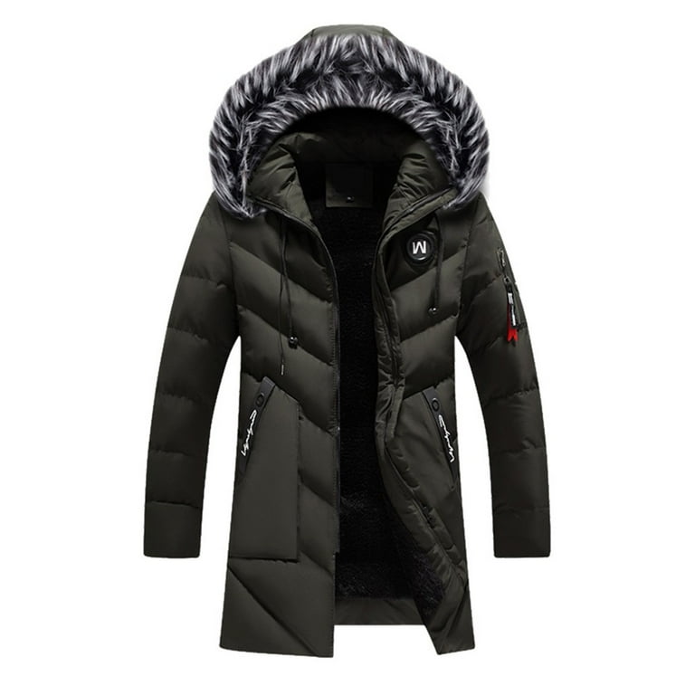 Mens full length puffer jacket online