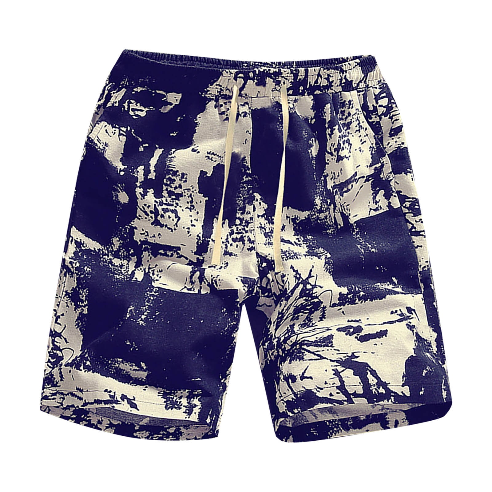 Pzocapte Swimsuit Mens Swim Trunks with Compression Liner 5 Inch Inseam