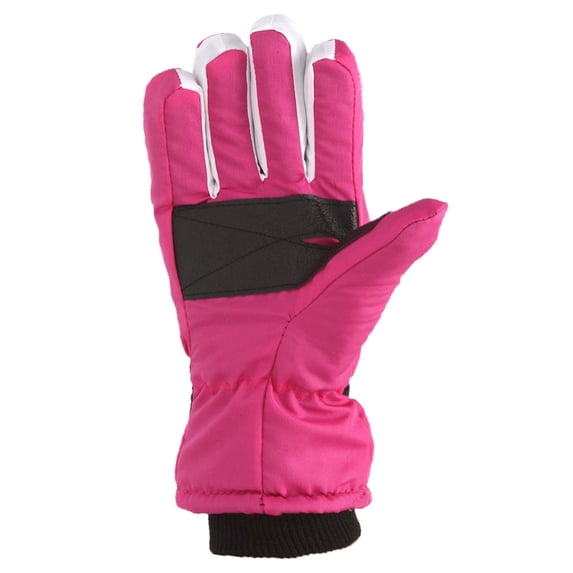 Pzocapte Waterproof Gloves Kids Snow Gear for Kids Winter Outdoor Boys Girls Snow Skating Snowboarding Windproof Warm Ski Gloves SuIt for 7-12 Years Old Kids Toddler Beanies Kids KnIt Gloves Girls