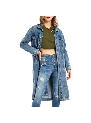 Denim Ruffle Jacket