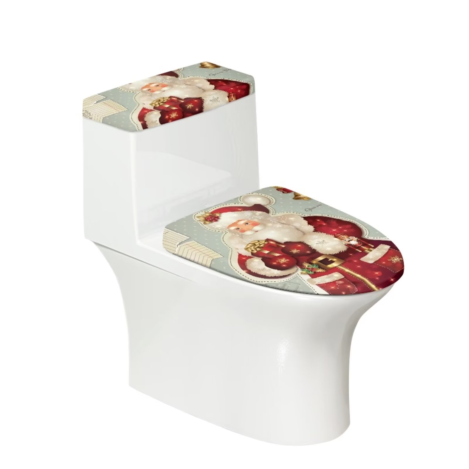 Pzuqiu 2 Pack Toilet Lid Covers Elongated Replacement Covers Machine