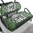 thumbnail image 1 of Pzuqiu 2 Pcs Golf Cart Seat Covers Breathable Cloth Lightweight, Compatible with Golf Course Golf Car Seat Golf Seat Covers(Golf Quote), 1 of 9