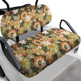 thumbnail image 1 of Pzuqiu 2 Pcs Golf Cart Seat Covers Non-Slip Washable, Compatible with Golf Cart Seats Golf Car Seat Golf Seat Cover(Daisy Floral Pattern), 1 of 10