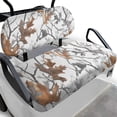 thumbnail image 1 of Pzuqiu 2-Piece Autumn Oak Leaves Golf Cart Seat Covers - Breathable Washable Universal Fit for Most 2-Seater Golf Carts, Protective Decor, 1 of 10
