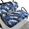 thumbnail image 1 of Pzuqiu 2-Piece Blue Thunderstorm Golf Cart Seat Covers - Breathable Washable Protective Set for Most 2-Seater Golf Carts, 1 of 10