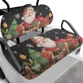thumbnail image 1 of Pzuqiu 2-Piece Christmas Santa Golf Cart Seat Covers - Breathable Washable Stretch Protector Set for Golf Cart, Holiday Gift for Golf Lovers, 1 of 10