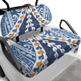 thumbnail image 1 of Pzuqiu 2-Piece Geometric Design Golf Cart Seat Covers - Breathable Washable Universal Set for 2-Seater Golf Carts, Protective Durable Seat Covers, 1 of 10