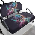 thumbnail image 1 of Pzuqiu 2 Piece Neon Sea Turtle Golf Cart Seat Covers | Breathable Washable 2-Seater Protection for Most Golf Carts, 1 of 10