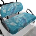 thumbnail image 1 of Pzuqiu 2 Piece Sea Turtle Golf Cart Seat Covers - Breathable Washable Universal Fit Set for 2-Seater Golf Carts, Protective Gift for Golf Lovers, 1 of 10