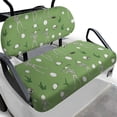 thumbnail image 1 of Pzuqiu 2-Piece Skeleton Golf Cart Seat Cover Set - Breathable Washable Protector For All 2-Seater Golf Carts, Fun Gift For Golf Lovers, 1 of 10