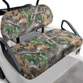 thumbnail image 1 of Pzuqiu 2-Piece Tree Camo Golf Cart Seat Covers - Breathable Washable Universal Fit for Most 2-Seater Golf Carts, 1 of 10