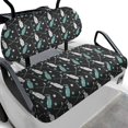 thumbnail image 1 of Pzuqiu 2-Piece Universal Golf Equipment Pattern Golf Cart Seat Covers | Breathable Washable Protection for Most 2-Seater Golf Carts, 1 of 10