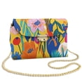 thumbnail image 1 of Pzuqiu Abstract Floral Leather Crossbody Bags for Women Trendy Lightness Fashion Woman Crossbody Bag with Chain Strap Vintage Practical Functional Gifts for Women, 1 of 7