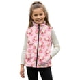 thumbnail image 1 of Pzuqiu Axolot Kids Zip Up Vest Casual Clothes for Girls Size 3 Practical Warm Soft Outerwear Jacket with Pockets Full Zip Fall Outerwear Versatile Stretchy for Daily Life, 1 of 7