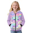 thumbnail image 1 of Pzuqiu Axolotl Girls Sweatshirts Full Zip Hooded Design Children's Long Sleeve Sweatshirt 6-7 Comfortable Sweatshirt with Pockets Kids Cute for Teens Girls Boys Kids, 1 of 7