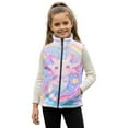 thumbnail image 1 of Pzuqiu Axolotl Kids Outerwear Vest Size 3 Practical Soft Winter Lightweight Sleeveless Fleece Jacket with Pocket Breathable Fall Outfits Fashion Clothing for Kids and Toddlers, 1 of 7