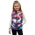thumbnail image 1 of Pzuqiu Axolotl Sleeveless Vests Casual Clothes for Girls 4T Fall Outfits Fashion Clothing Comfortable Zipper Winter Sleeveless Jacket with Pockets Practical for Daily Life, 1 of 7