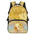 thumbnail image 1 of Pzuqiu Axolotl Sunflower Kids Backpack for Ages 6-18 17 Inch School Bag with Adjustable Straps Large Capacity Back to School Elementary High School Travel Use, 1 of 7