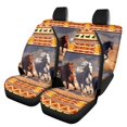 thumbnail image 1 of Pzuqiu Aztec Horse Car Seat Covers Full Set, Automotive Seat Covers Accessories Breathable Front Car Seat Cover Pack of 4 Car Seat Protector Cushion Pad Mat Easy to Install, 1 of 7