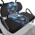 thumbnail image 1 of Pzuqiu Blue Lightning Skull 2-Piece Golf Cart Seat Covers | Breathable Washable Universal Fit for Most 2-Seater Golf Carts | Cool Gothic Golf Accessory, 1 of 10