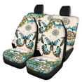 thumbnail image 1 of Pzuqiu Boho Butterfly Full Set Universal Seat Covers for Cars Car Seat Protector Accessories Universal Super Breathable Car Seat Protector Easy to Install Fit for Most Cars And Trucks, Beige, 1 of 7