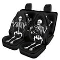 thumbnail image 1 of Pzuqiu Bone Skeleton Car Seat Covers Set Breathable Universal Full Surround Front Back Auto Seat Cover Easy to Install Front and Rear Split Bench Seat Covers for Cars for Most Cars Trucks, 1 of 7