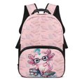 thumbnail image 1 of Pzuqiu Book Axolotl 17 Inch Custom Backpack with Name School Backpack for Kids Girls Shoulder Bookbags Personalized Schoolbag with Adjustable Shoulder Strap for Age 6-18, 1 of 7