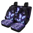 thumbnail image 1 of Pzuqiu Butterflies Car Seat Covers Full Set Breathable Front and Rear Seat Cover Set, Soft Interior Decor Compatible with Trucks Cars most Cars, 1 of 10