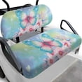 thumbnail image 1 of Pzuqiu Butterfly Floral Sky Golf Cart Seat Covers Breathable, All-Weather Protection, Suitable for Outdoor, Fit for Club Car Precedent, 1 of 10