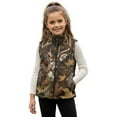 thumbnail image 1 of Pzuqiu Camo Hunting Deer Kid Outerwear Vest 7-8 Toddler Boy Clothes Comfortable Zipper Winter Sleeveless Jacket with Pockets Warm Soft Outerwear Jacket for Kids and Toddlers, 1 of 7
